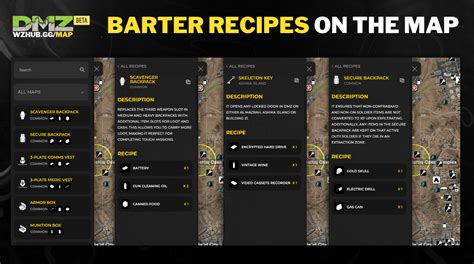 How to Barter in MW2 DMZ & all the recipes